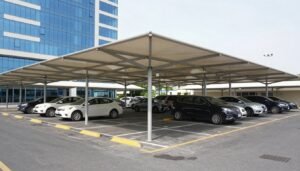 مظلات مواقف سيارات للشركات والمؤسسات