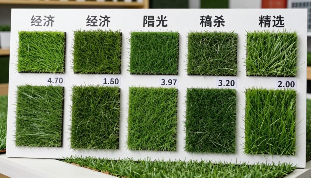 مقارنة بين أنواع الثيل الصناعي المختلفة حسب السعر والجودة