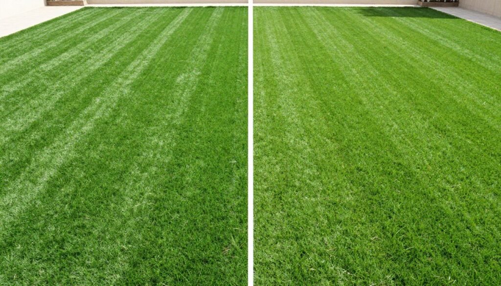 مقارنة بين العشب الطبيعي والثيل الصناعي في حدائق الكويت مقارنة بين العشب الطبيعي والثيل الصناعي في حدائق الكويت