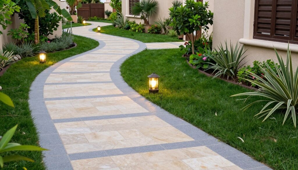 ممرات حجرية وأرضيات خارجية في تنسيق حدائق منزلية ممرات حجرية وأرضيات خارجية في تنسيق حدائق منزلية