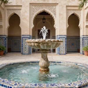 نافورة حديقة تقليدية