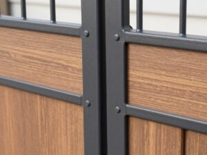 تفاصيل تصميم سور تركي يظهر جودة المواد