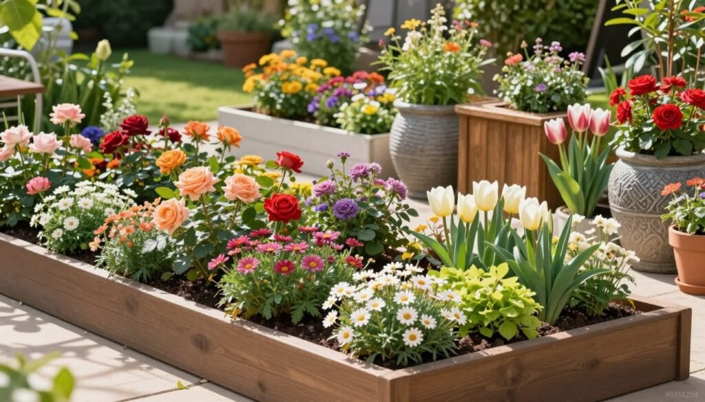 أحواض زرع حدائق