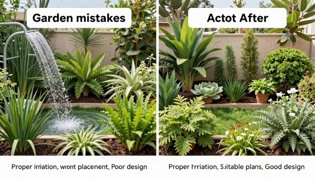 أخطاء شائعة في تنسيق الحدائق وكيفية تجنبها أخطاء شائعة في تنسيق الحدائق وكيفية تجنبها