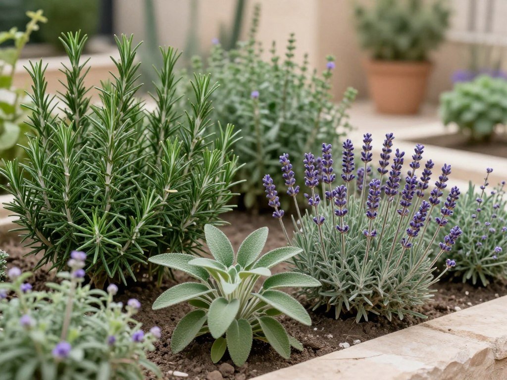 أعشاب عطرية مقاومة للحرارة في الحدائق