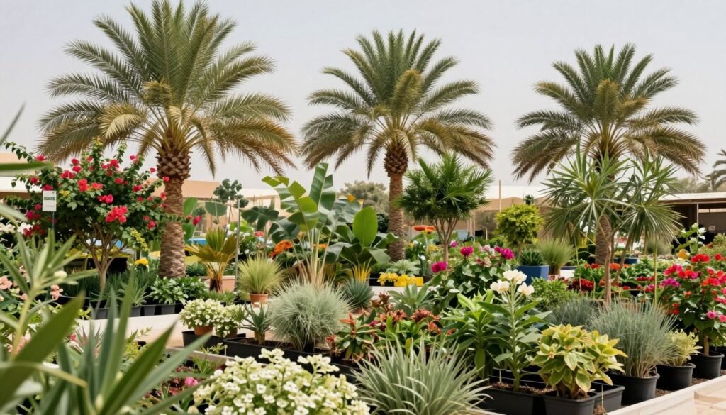 أنواع النباتات المناسبة للحدائق الكويتية