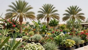 أنواع النباتات المناسبة للحدائق الكويتية
