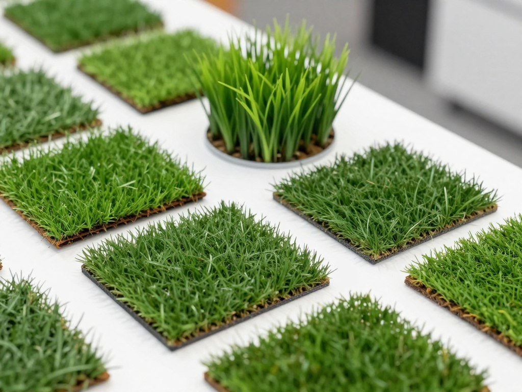 أنواع مختلفة من العشب الصناعي أنواع مختلفة من العشب الصناعي