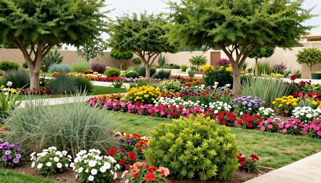 أنواع مختلفة من النباتات والزهور للحدائق الكويتية أنواع مختلفة من النباتات والزهور للحدائق الكويتية