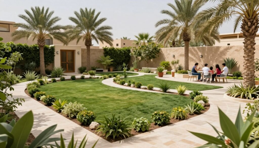 أهمية تنسيق الحدائق في الكويت