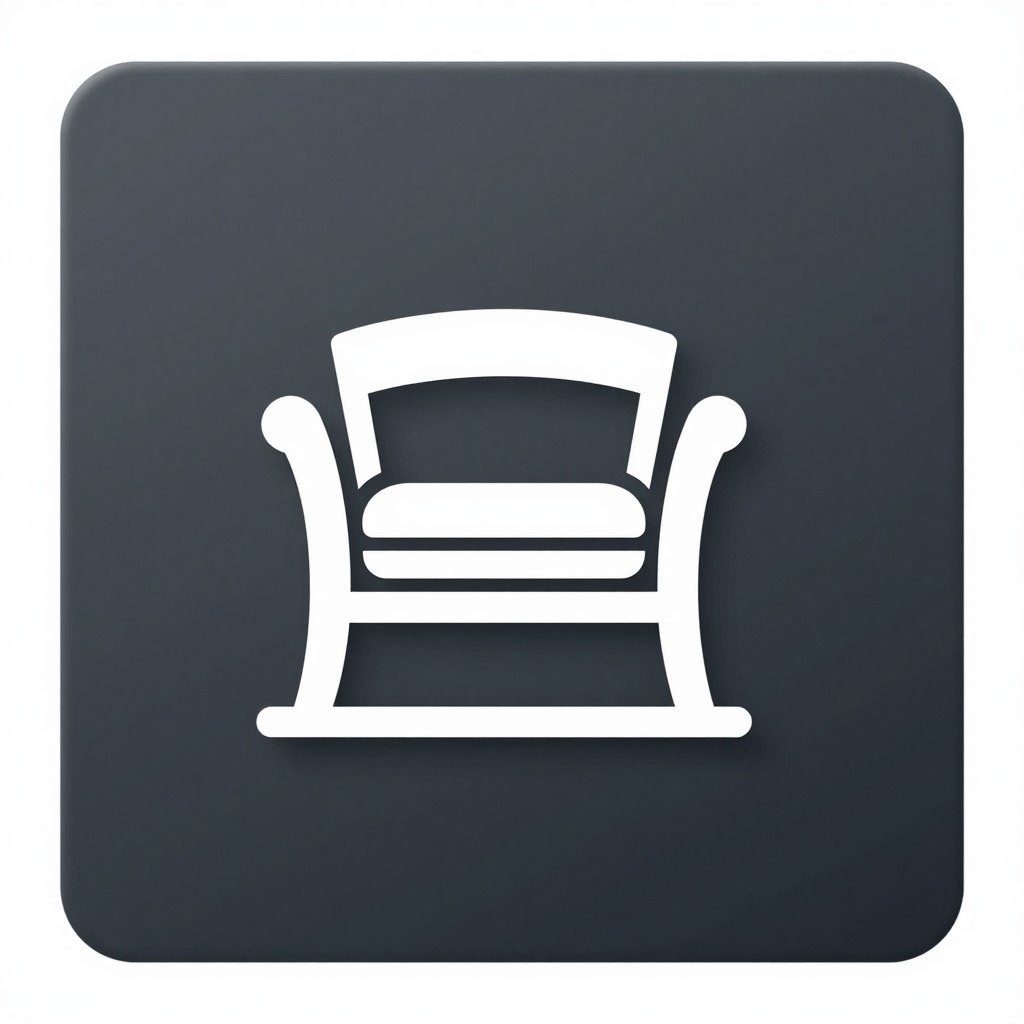 أيقونة تمثل نوعية المواد المستخدمة في الأثاث الخارجي