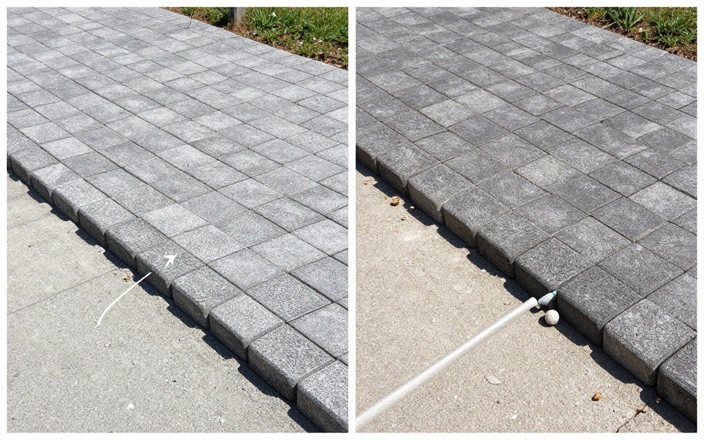 التركيب الصحيح مقابل الخاطئ للبلاط المتداخل