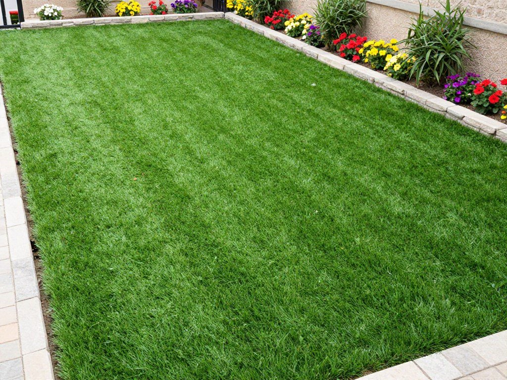 الثيل الصناعي - حديقة منزلية في الكويت