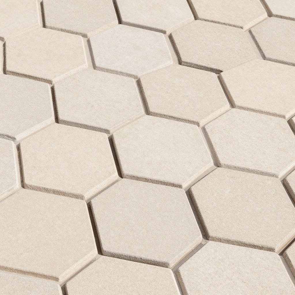 بلاط متداخل سداسي