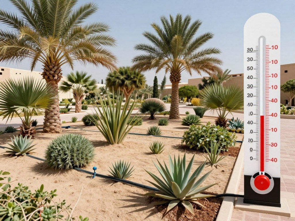 تحديات المناخ الكويتي على الحدائق - نباتات مقاومة للحرارة تحديات المناخ الكويتي على الحدائق - نباتات مقاومة للحرارة