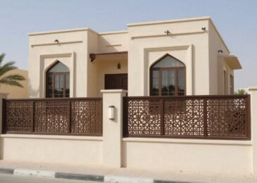 تركيب سياج تركي الكويت - منزل حديث مع سياج تركي أنيق