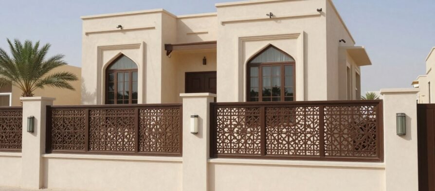 تركيب سياج تركي الكويت - منزل حديث مع سياج تركي أنيق