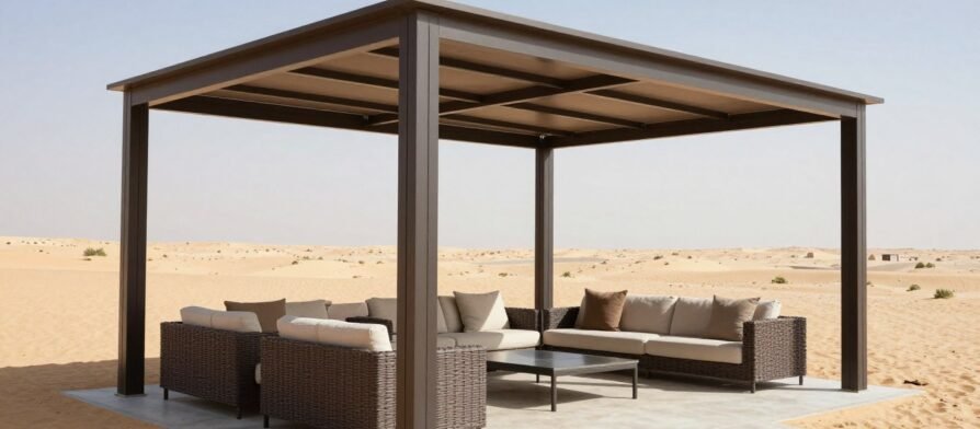 تركيب مظلات حدائق عصرية في الكويت توفر الظل والحماية