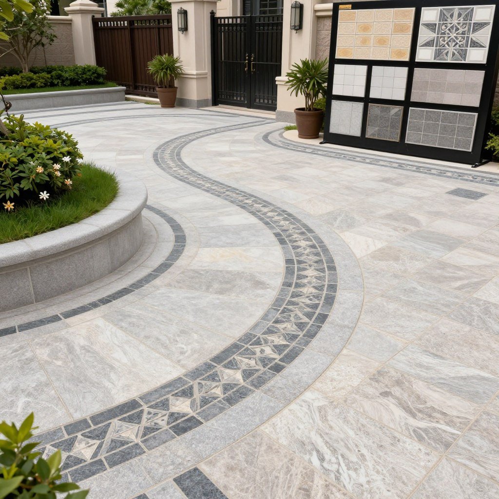 تصاميم كربستون جميلة لحدائق الفلل