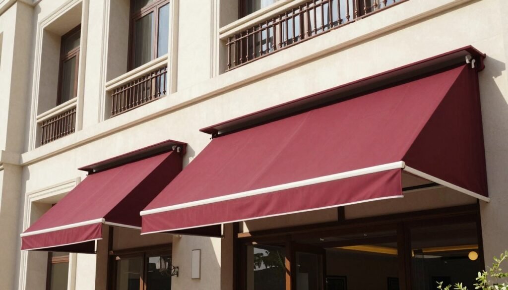 تصاميم مظلات تضيف جمالاً للمباني في الكويت تصاميم مظلات تضيف جمالاً للمباني في الكويت