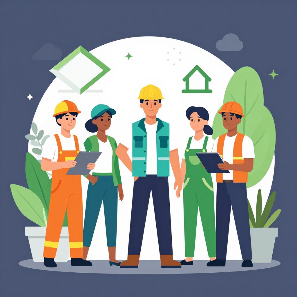 تصميم الحدائق - فريق محترف