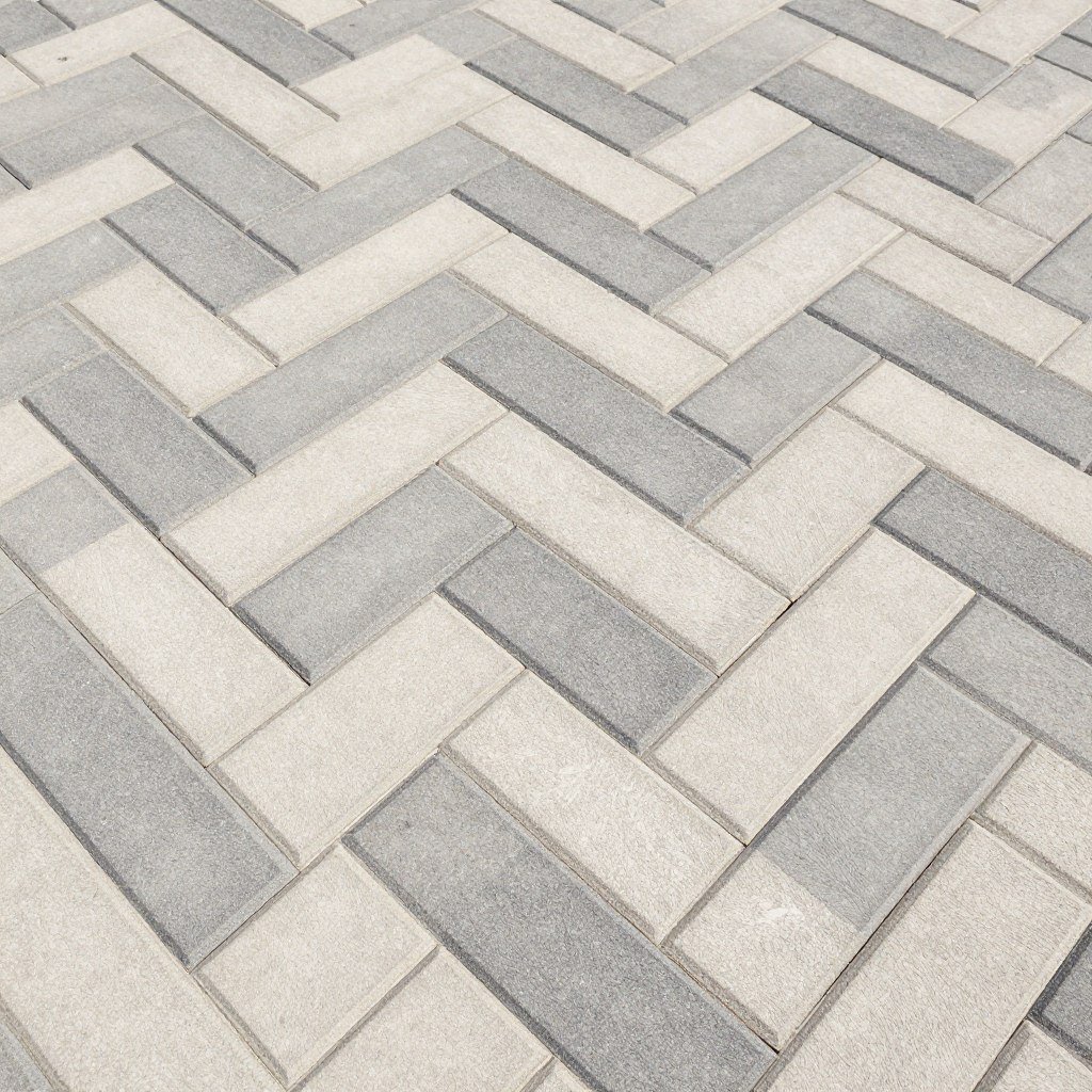 تصميم بلاط متداخل بنمط متعرج