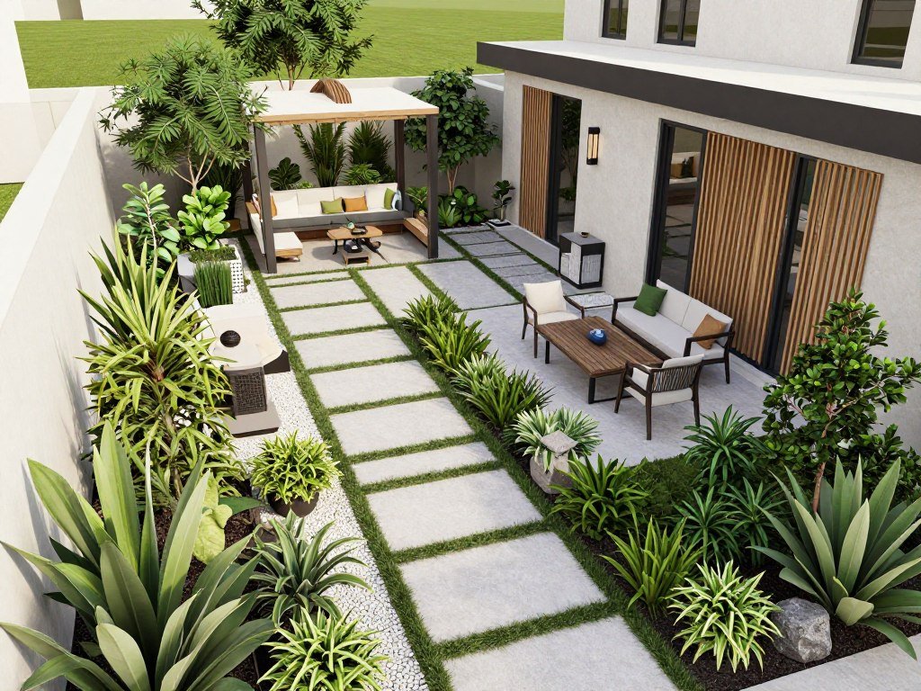 تصميم حدائق منازل عصرية في الكويت