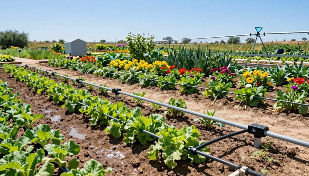 تصميم شبكات ري حديثة بالتنقيط