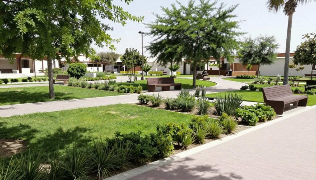 تنسيق الحدائق العامة والمنتزهات في الكويت