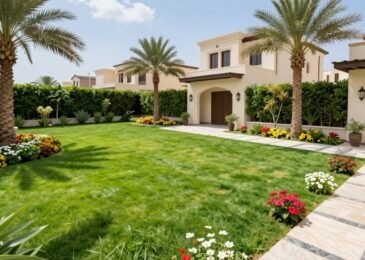 تنسيق الحدائق في الكويت - حديقة منزلية جميلة
