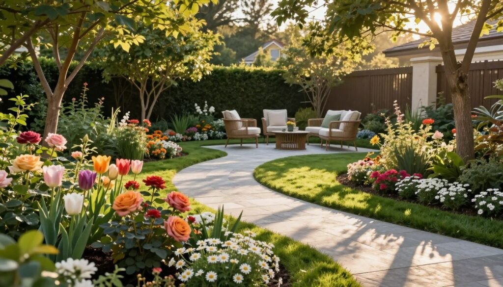 تنسيق حدائق احترافي