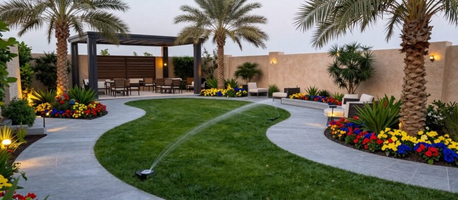 تنسيق حدائق الرميثية بتصميم عصري وجذاب