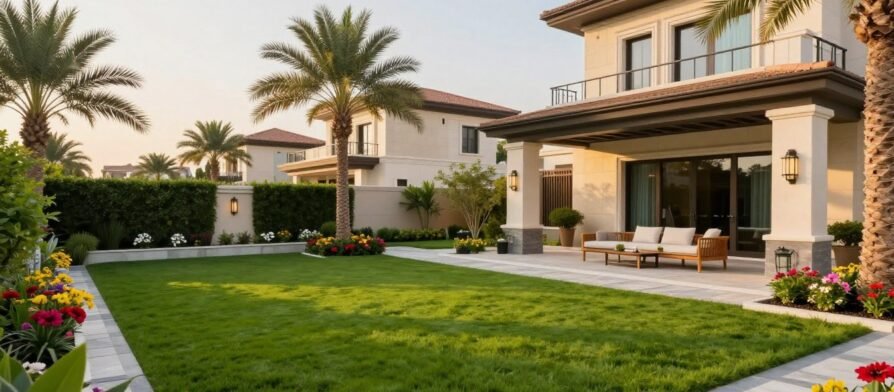 تنسيق حدائق السالمية - حديقة منزلية فاخرة في منطقة السالمية