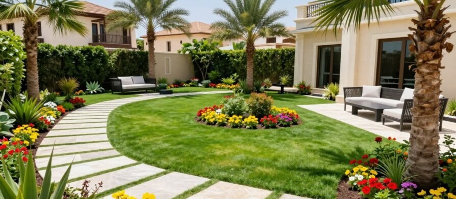 تنسيق حدائق الفروانية مع مناظر طبيعية خضراء وتصميم عصري