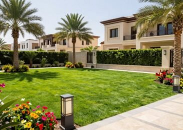 تنسيق حدائق في الكويت - حديقة منزلية فاخرة في سعد العبدالله