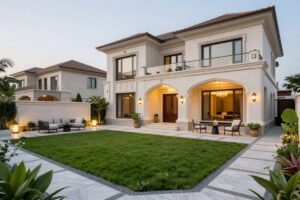 تنسيق حدائق منازل فاخرة في الشامية