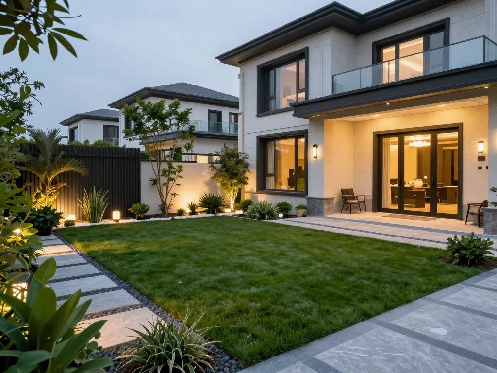 تنسيق حدائق منازل في الكويت بتصميم عصري