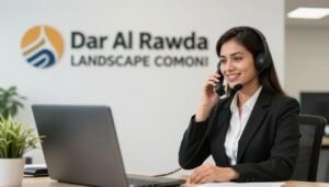 تواصل مع دار الروضة لتنسيق الحدائق