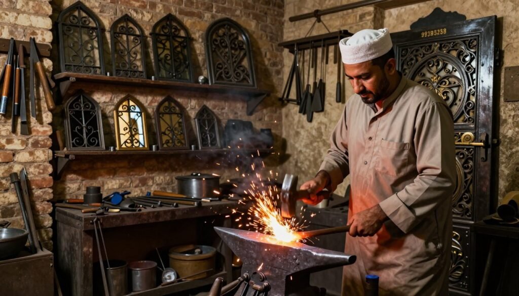 حداد | حداد الكويت | ورشة حدادة | حداد أبواب حديد | حداد شبابيك