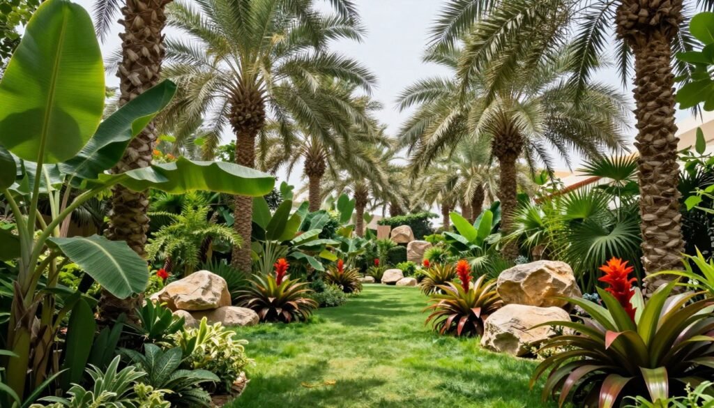 حديقة استوائية فاخرة في العديلية