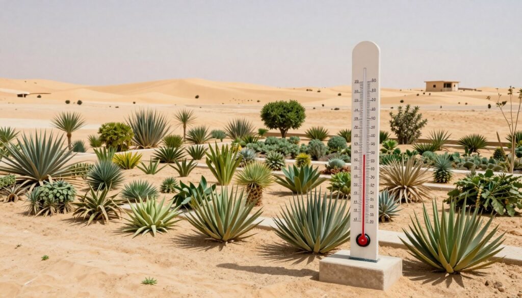 حديقة تقاوم الحرارة في الكويت حديقة تقاوم الحرارة في الكويت