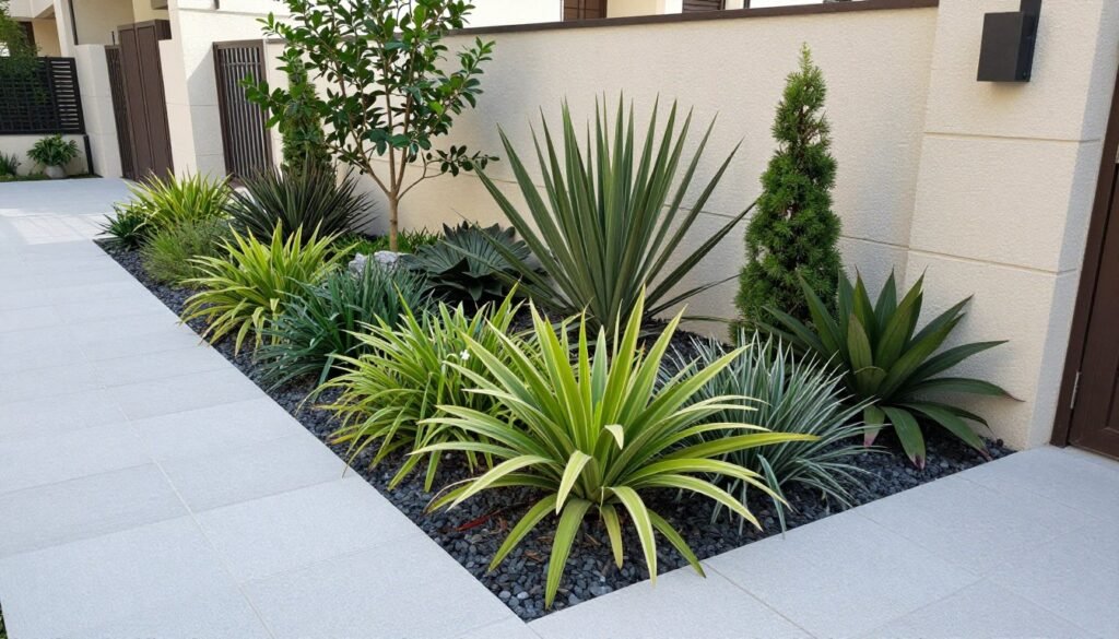 حديقة منزل عصرية من دار الروضة