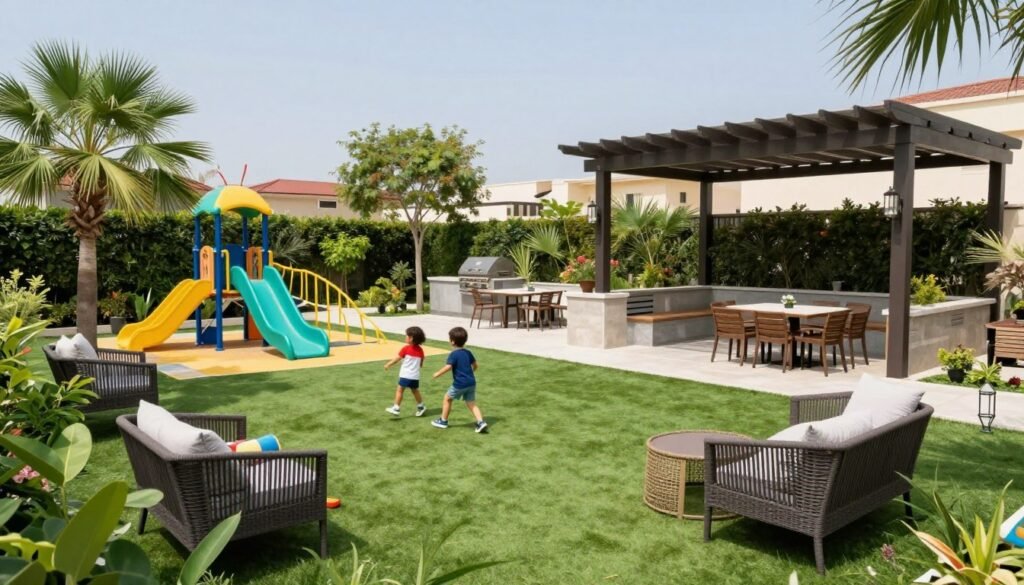 حديقة منزلية للعائلات والأطفال الكويت حديقة منزلية للعائلات والأطفال الكويت