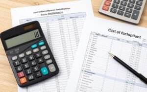 حساب تكلفة تركيب البلاط المتداخل