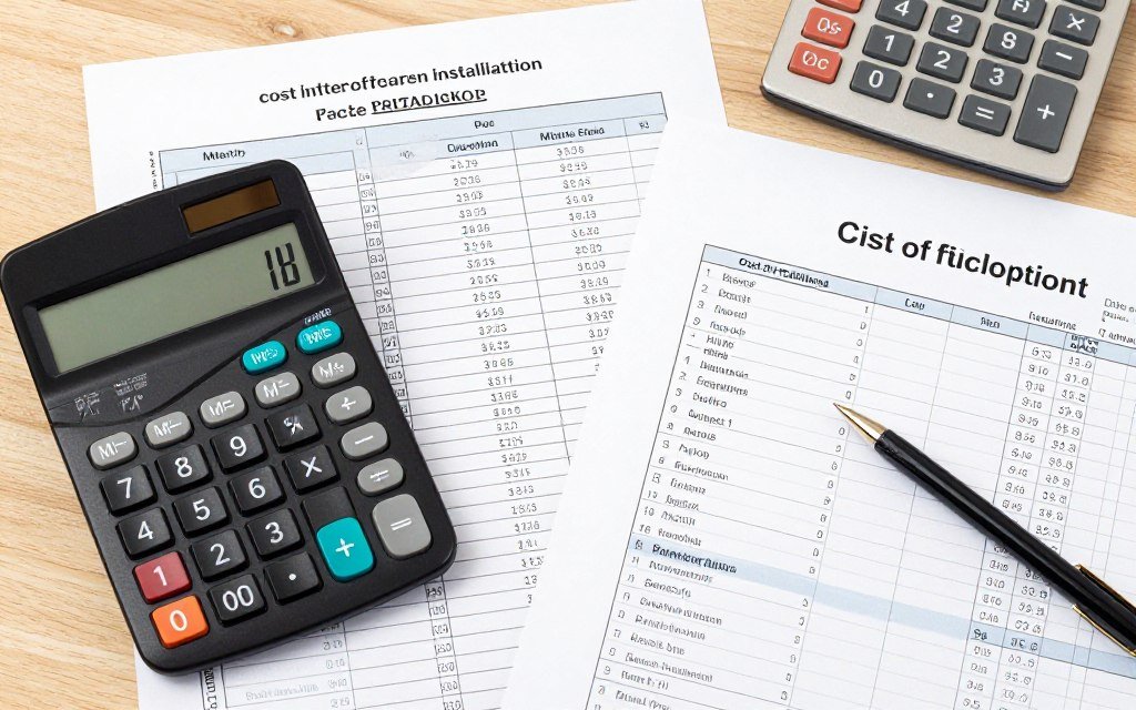 حساب تكلفة تركيب البلاط المتداخل