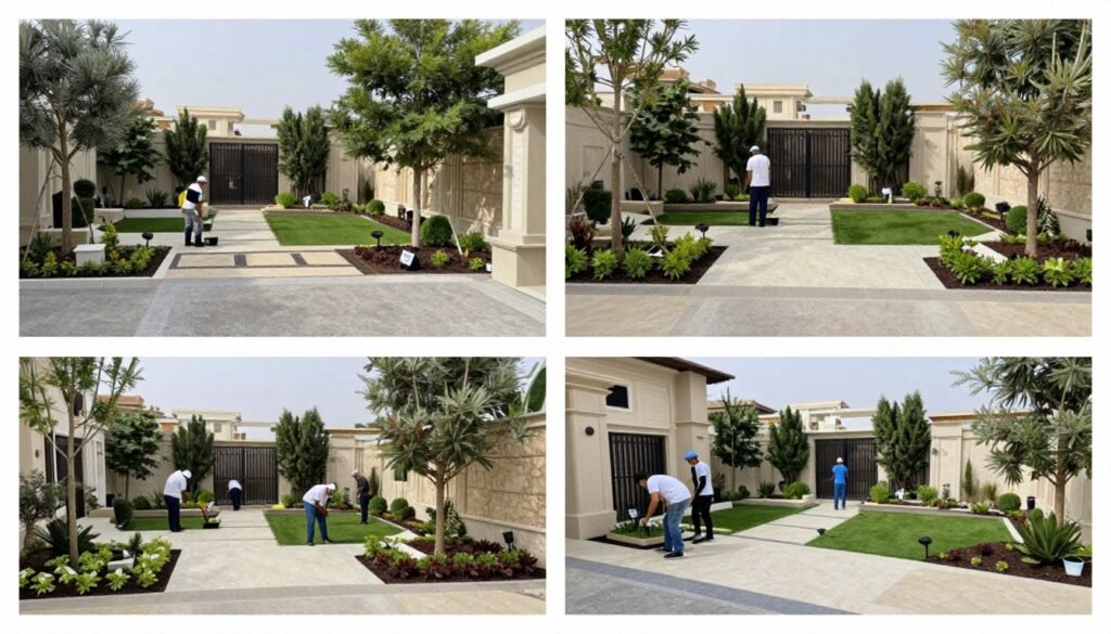 خدمات تنسيق حدائق متكاملة من دار الروضة