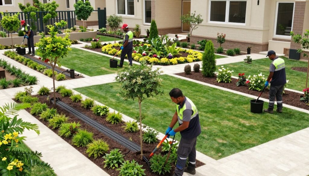 خدمات تنسيق حدائق متنوعة تشمل التصميم والزراعة والصيانة خدمات تنسيق حدائق متنوعة تشمل التصميم والزراعة والصيانة