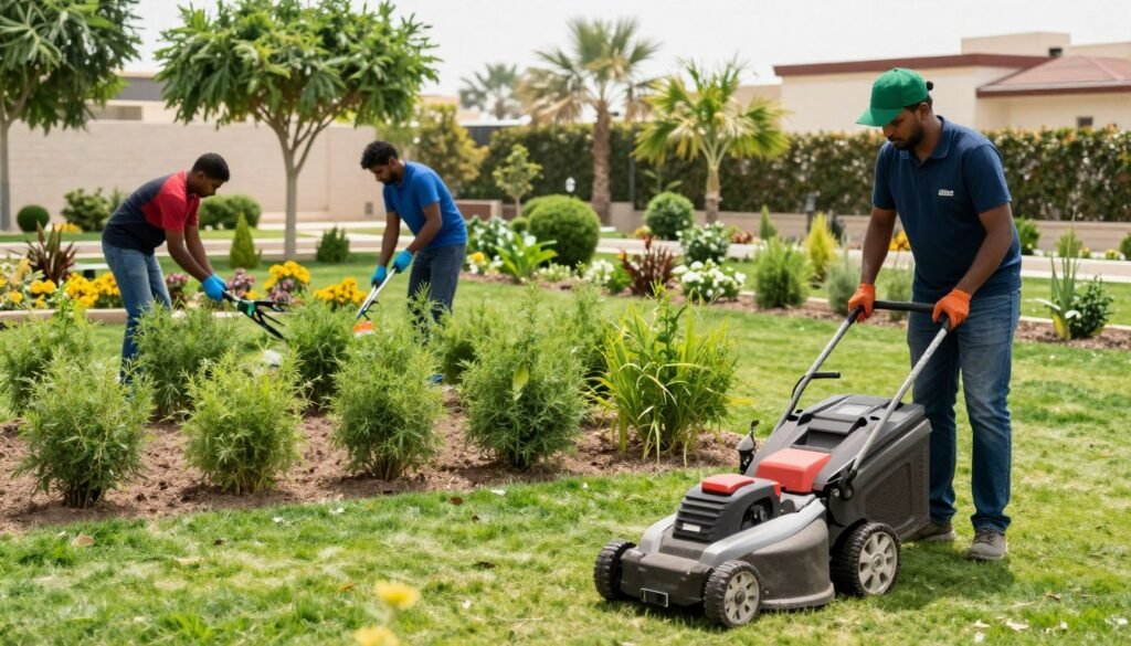 خدمات صيانة الحدائق من دار الروضة