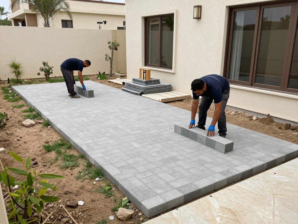 خدمة تركيب البلاط الاحترافية