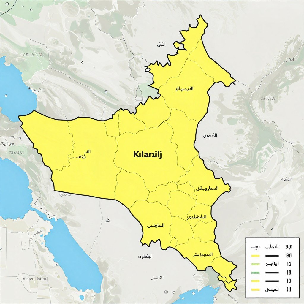 خريطة مناطق الخدمة في الكويت خريطة مناطق الخدمة في الكويت